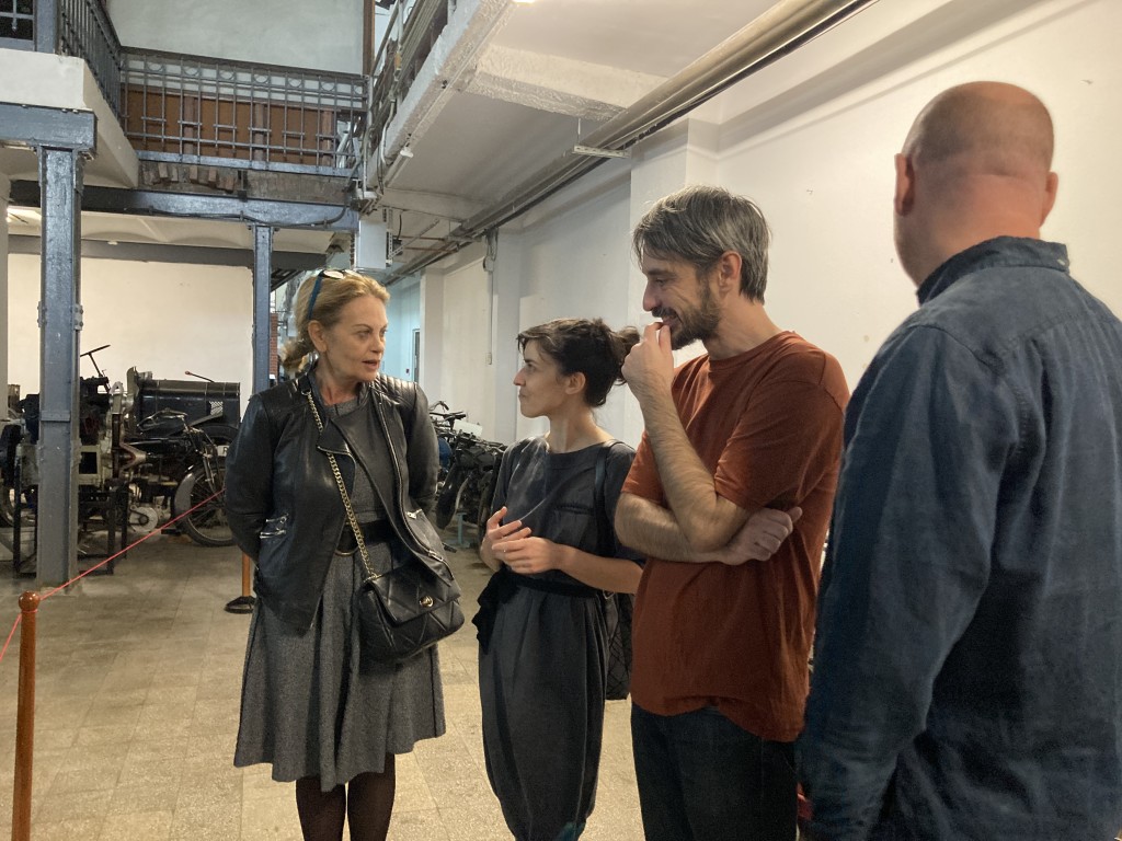 Space Shelter Earth, visiting the Technical Museum with its director Laura Albani, Sabina Suru and Andrei Tudose, oct 2024